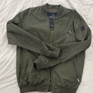 Threadfast Olive Bomber Jacket for Men